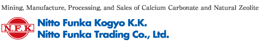 Mining, Manufacture, Processing, and Sales of Calcium Carbonate and Natural Zeolite,Nitto Funka Kogyo K.K.,Nitto Funka Trading Co., Ltd.