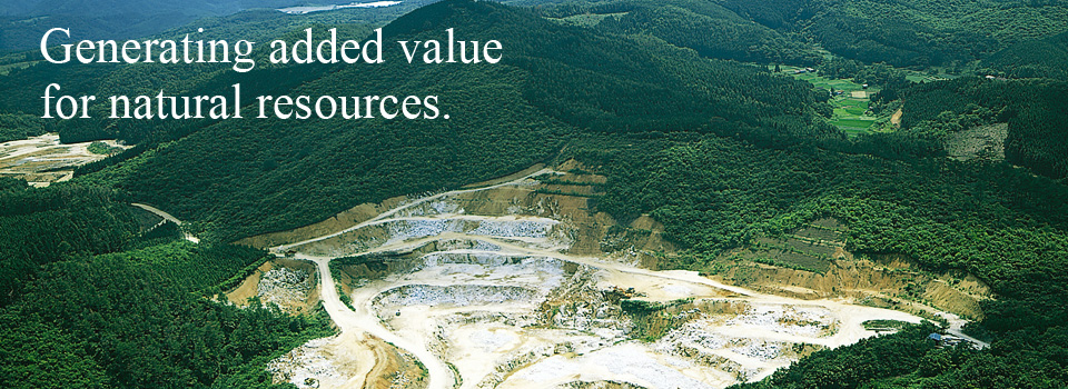 Generating added value for natural resources.
